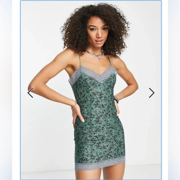 Intimately Free People Womens‎ No Secrets Floral Bodycon Slip Dress Size Medium - Picture 2 of 4